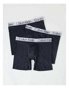 Chromatic Boxer Briefs 3 Pack in Black