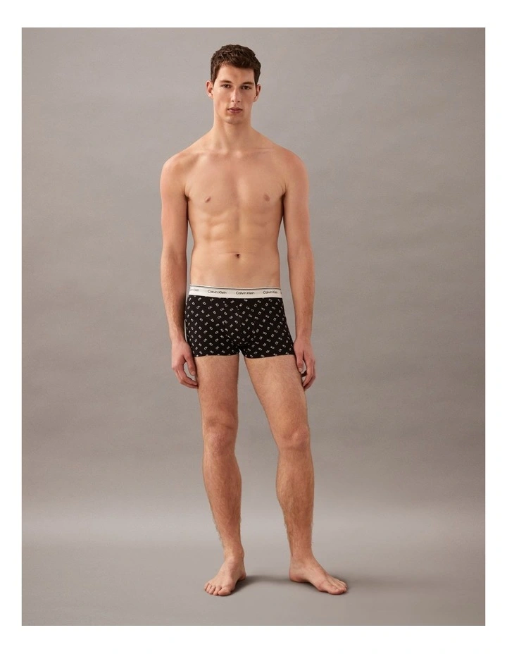 Cotton Stretch Balance Trunks 3 Pack in Multi image 5