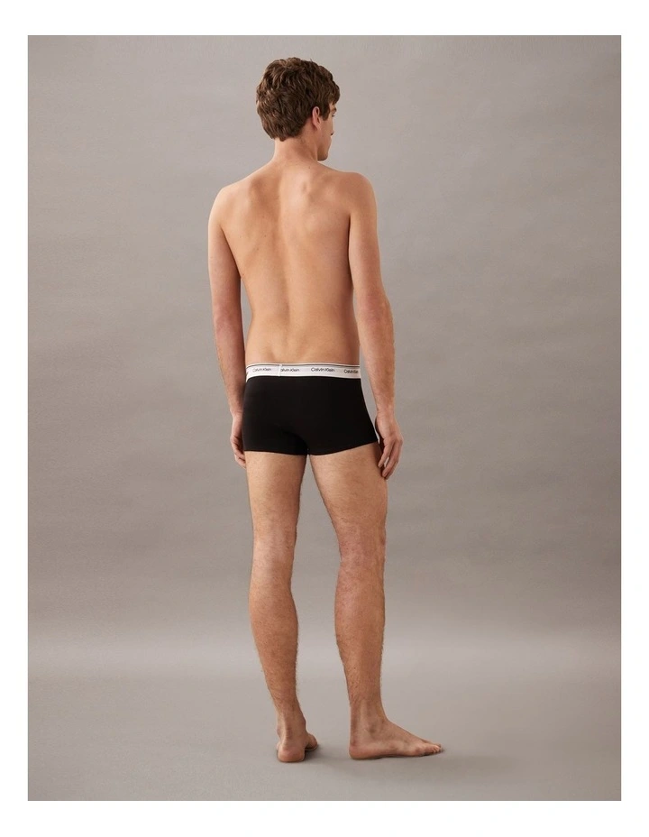 Cotton Stretch Balance Low Rise Trunks 3 Pack in Multi image 3