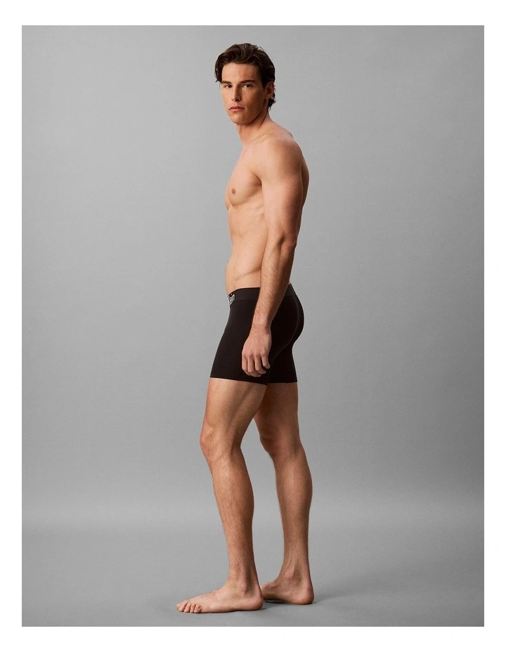Ultra Soft Lyocell Boxer Brief 3 Pack in Multi image 4
