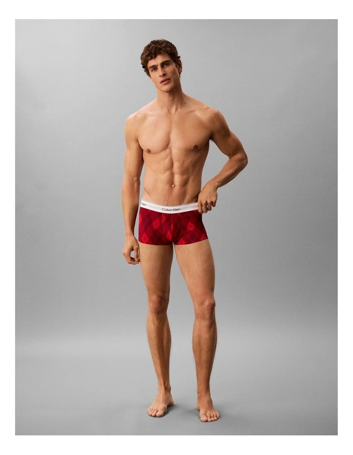 Icon Cotton Stretch Low Rise Trunk 3 Pack in Multi image 6