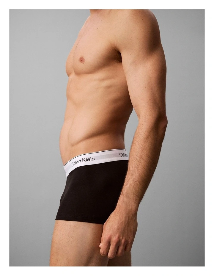 Icon Cotton Stretch Low Rise Trunks 5 Pack in Multi image 4