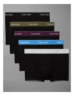 Icon Cotton Stretch Trunks 5 Pack in Multi