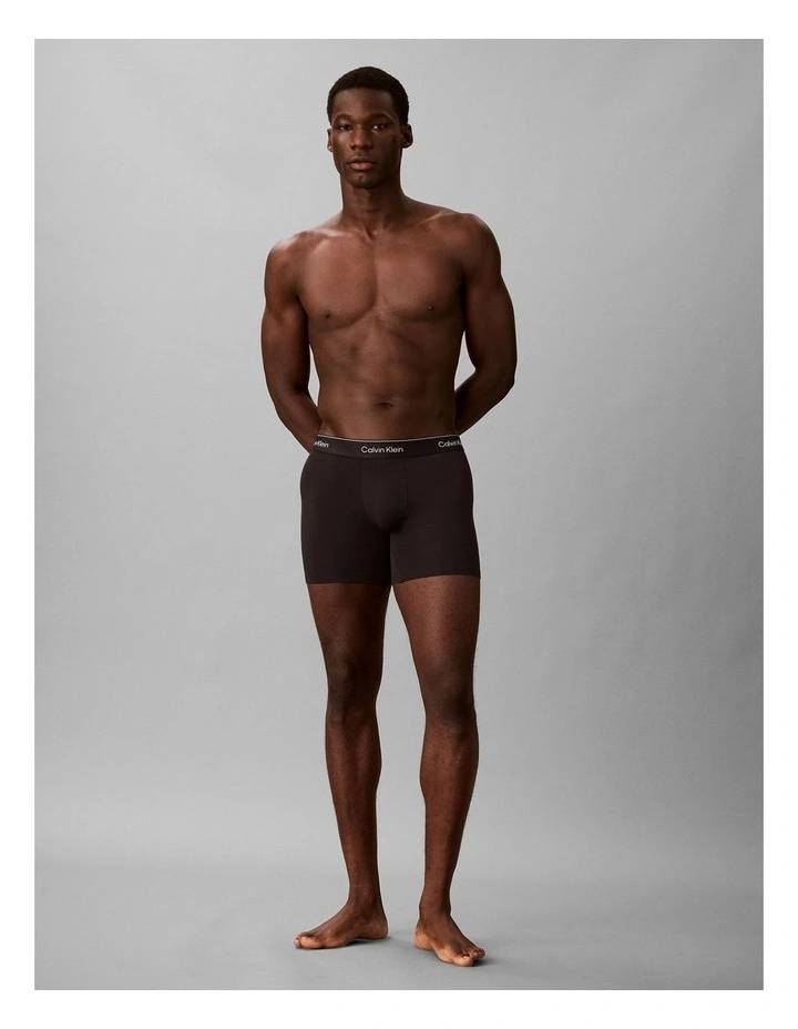 Icon Cotton Stretch Boxer Briefs 5 Pack in Multi image 2