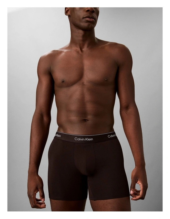 Icon Cotton Stretch Boxer Briefs 5 Pack in Multi image 6