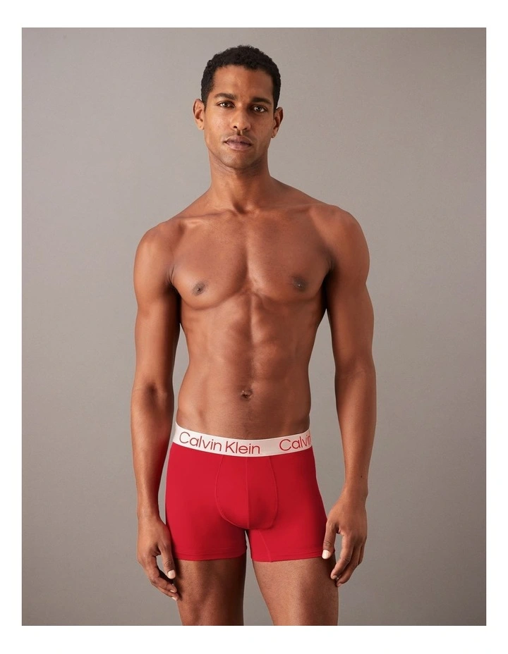 Chromatic Microfibre Trunks 4 Pack in Multi image 2