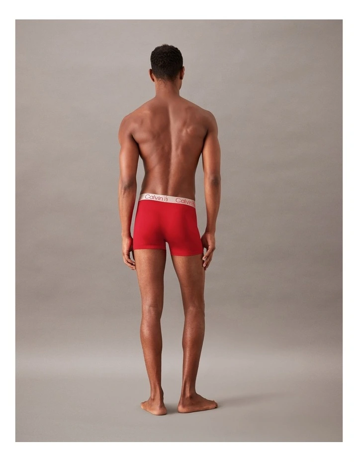 Chromatic Microfibre Trunks 4 Pack in Multi image 3