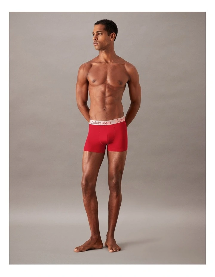 Chromatic Microfibre Trunks 4 Pack in Multi image 5