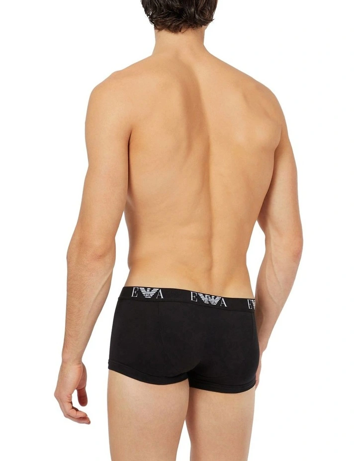 Three-Pack Of Boxer Briefs With Ea Logo Waistband in Black image 3