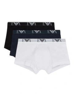 Three-Pack Of Boxer Briefs With Ea Logo Waistband in Multi