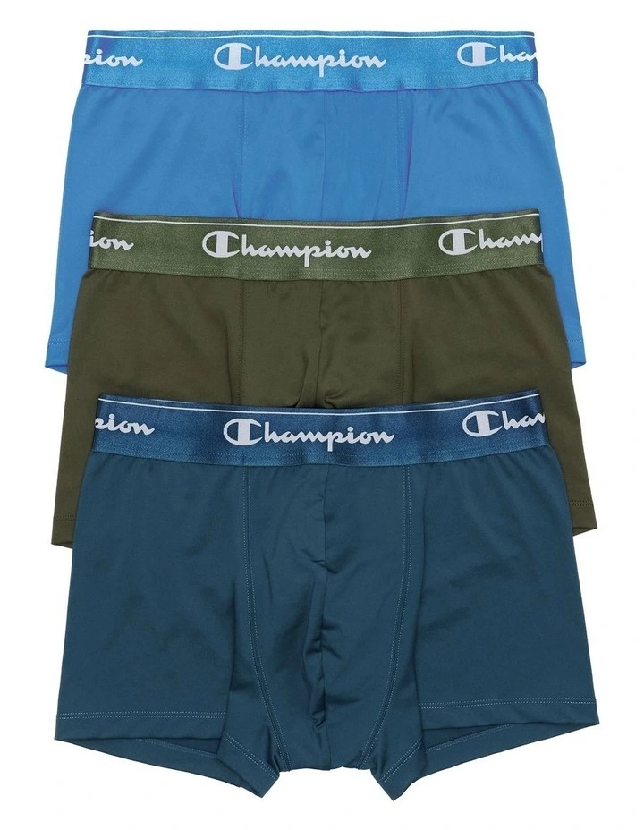 Recycled Microfibre Trunks 3 Pack in Multi image 1