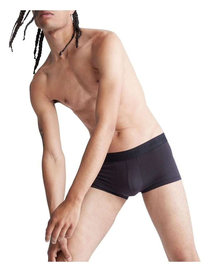 Ultra Soft Cashmere Trunk in Black image 3