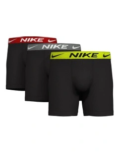 3 Pack Dri Fit ADV Essential Micro Boxer Briefs in Black