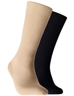 Mitchdowd Mens Bamboo Waffle Socks 2 Pack