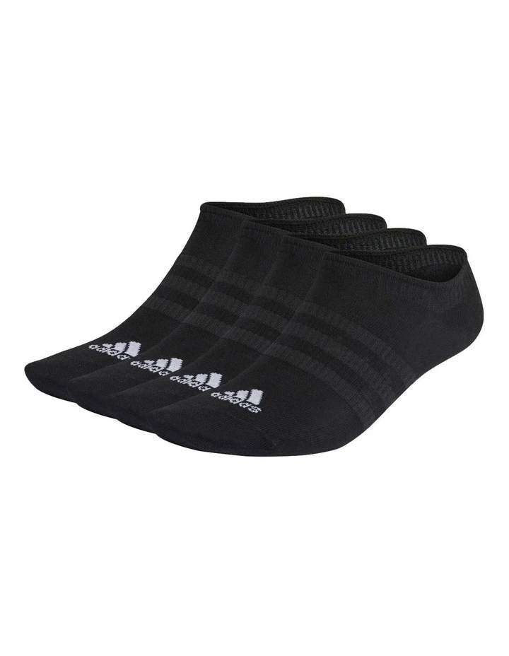 Thin and Light Socks 3 Pack in Black/White image 1