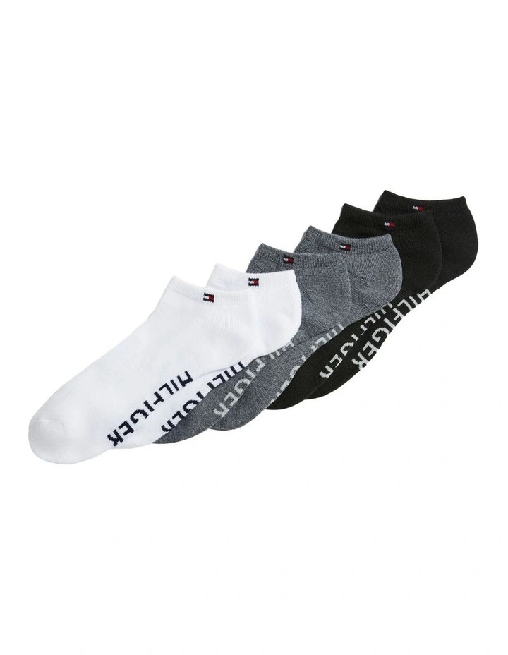 Athletic No Show Sport Socks 6-Pack in Assorted image 1