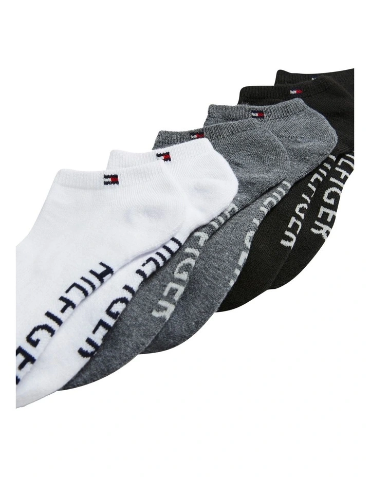 Athletic No Show Sport Socks 6-Pack in Assorted image 2