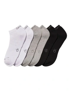 Sports Lowcut Socks 6 Pack in Multi