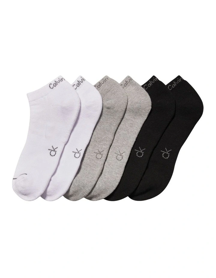 Sports Lowcut Socks 6 Pack in Multi image 1