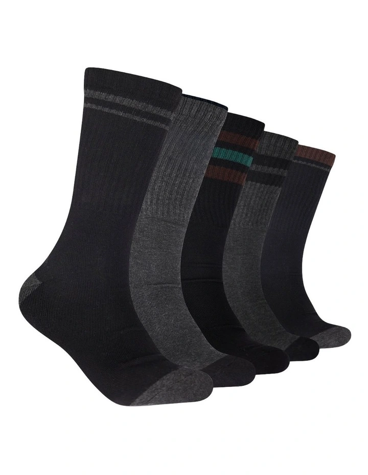 5 Pack Crew Sport Socks image 1