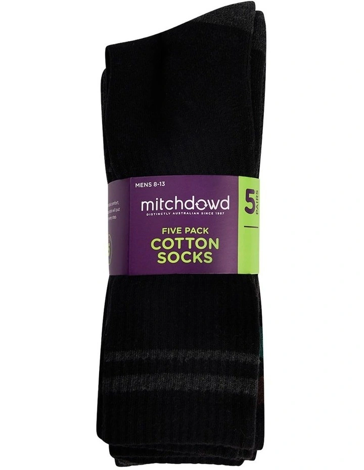 5 Pack Crew Sport Socks image 2