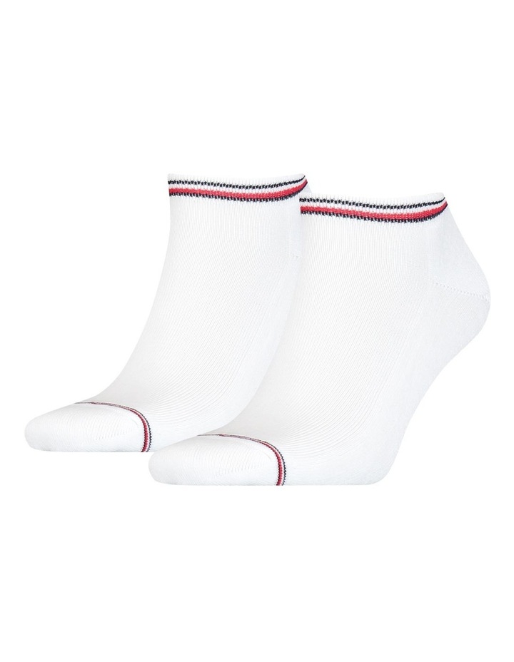 Iconic Sports Sneaker Socks 2 Pack in White