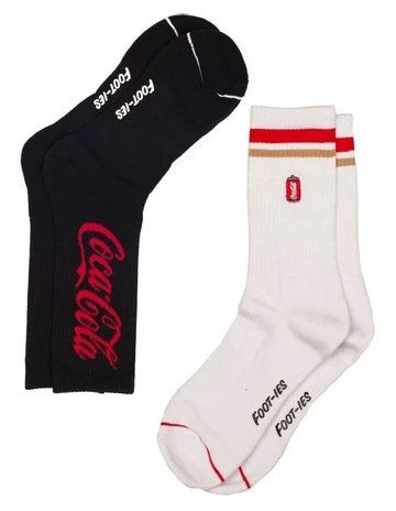 Sneaker Socks 2 Pack in Multi