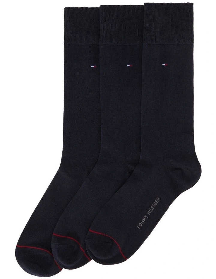 Flag Dress 3 Pack Socks in Blue image 1