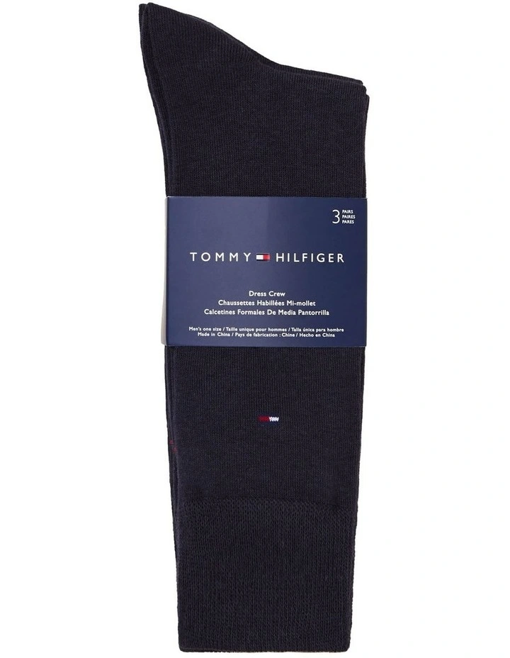 Flag Dress 3 Pack Socks in Blue image 3