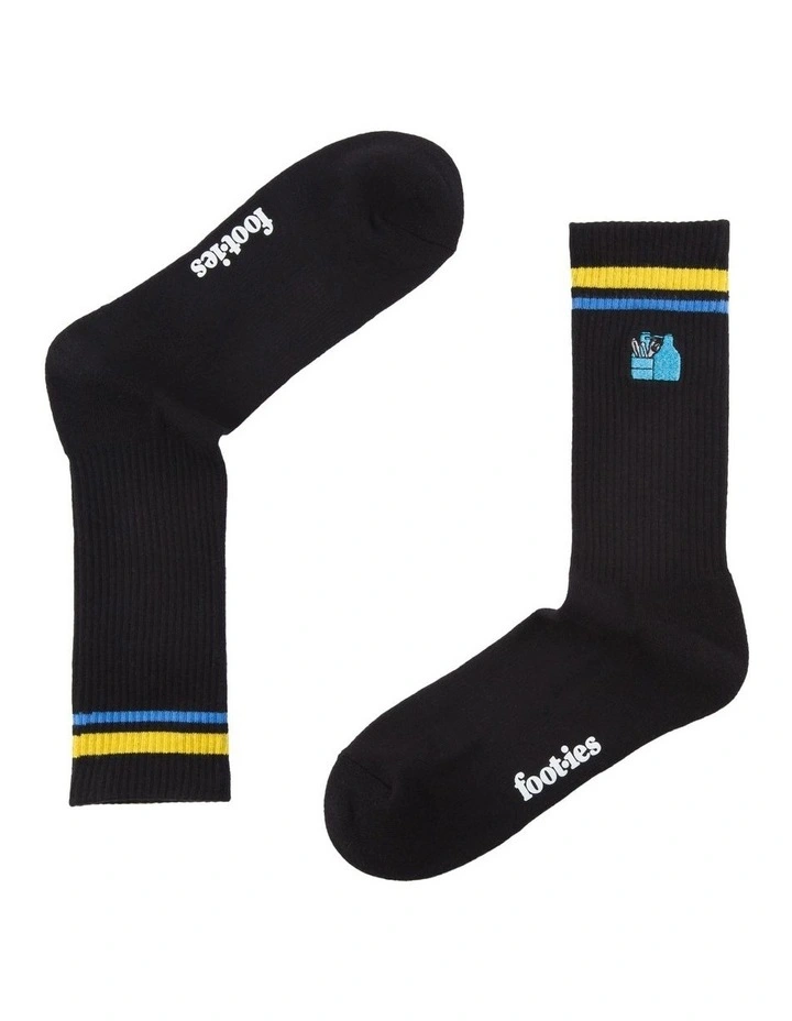 Worksite Tools Sport Crew Socks 2 Pack in Assorted image 4