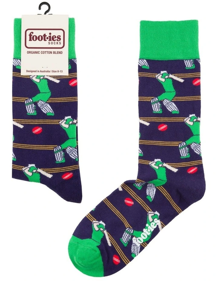 Cricket Organic Cotton Socks in Navy image 1