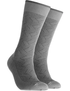Textured Wave Cotton Dress Socks