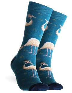 Emu Town Bamboo Socks in Blue
