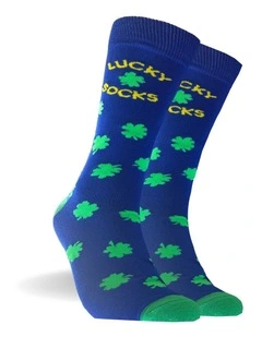 Lucky Bamboo Socks in Blue