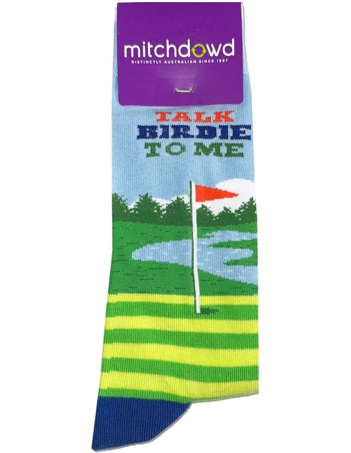 Talk Birdie Cotton Socks in Multi image 2