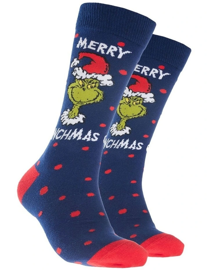 Merry Grinchmas Sock in Multi image 1
