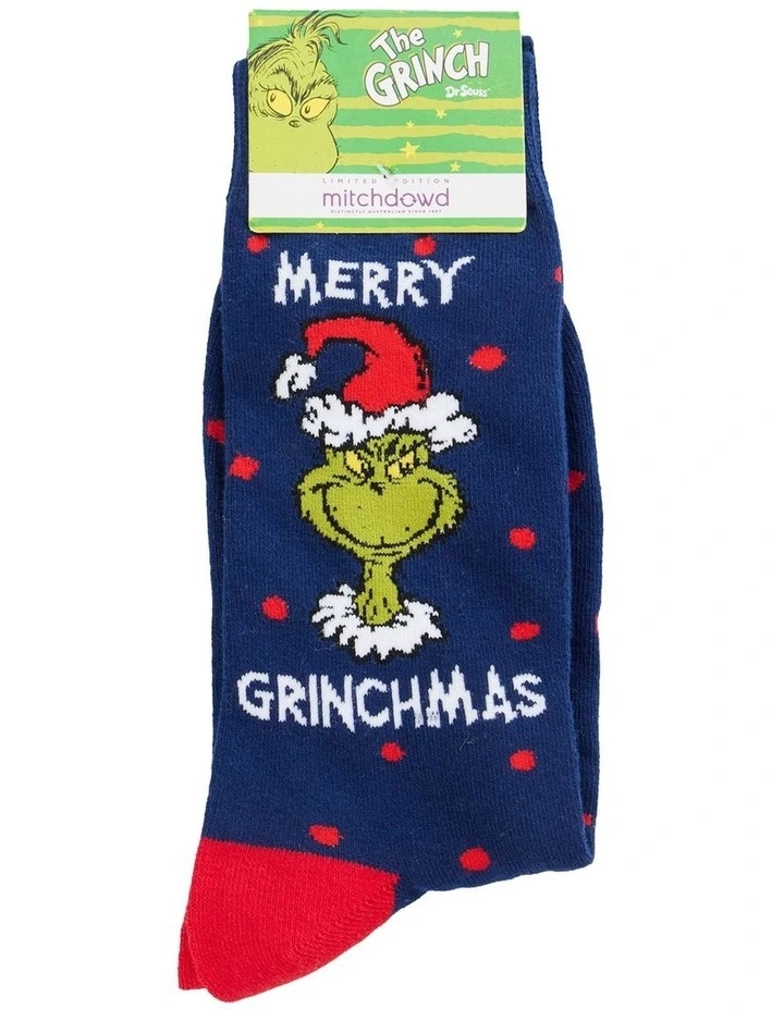 Merry Grinchmas Sock in Multi image 2