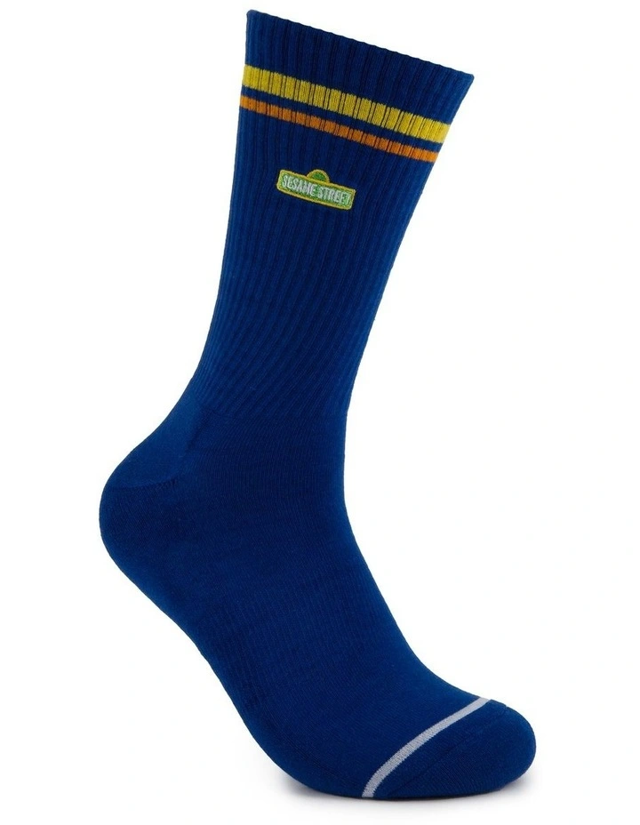Big Bird Sneaker Socks 2 Pack in Multi image 6
