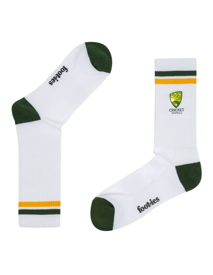 Aussie Cricket Sneaker Sock Pack Of 2 in Multi image 3