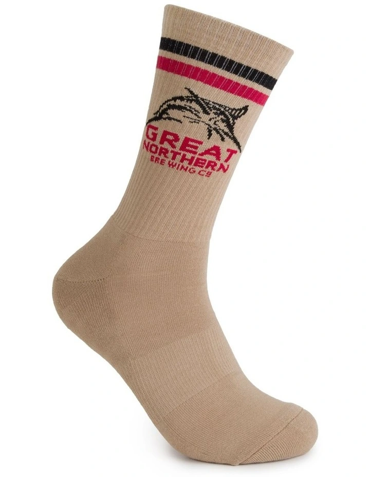 Great Northern Sneaker Socks Pack Of 2 in Multi image 5