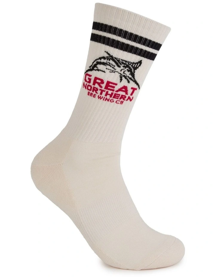 Great Northern Sneaker Socks Pack Of 2 in Multi image 6