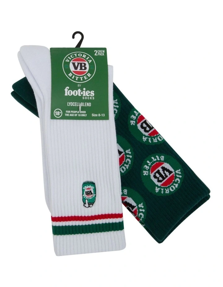 Tinnie Sneaker Socks 2 Pack in White/Forest image 2