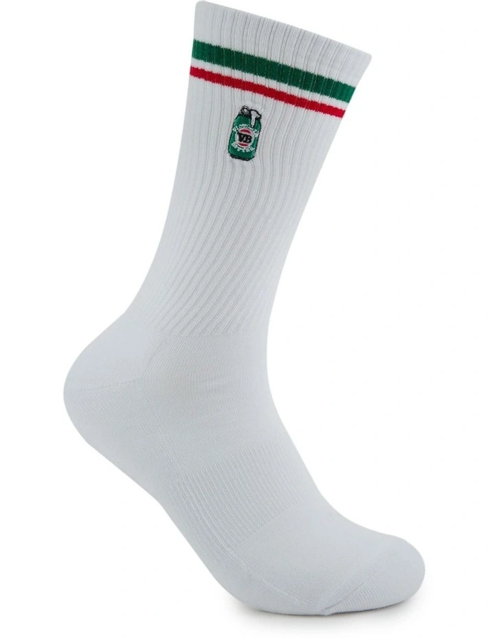 Tinnie Sneaker Socks 2 Pack in White/Forest image 6
