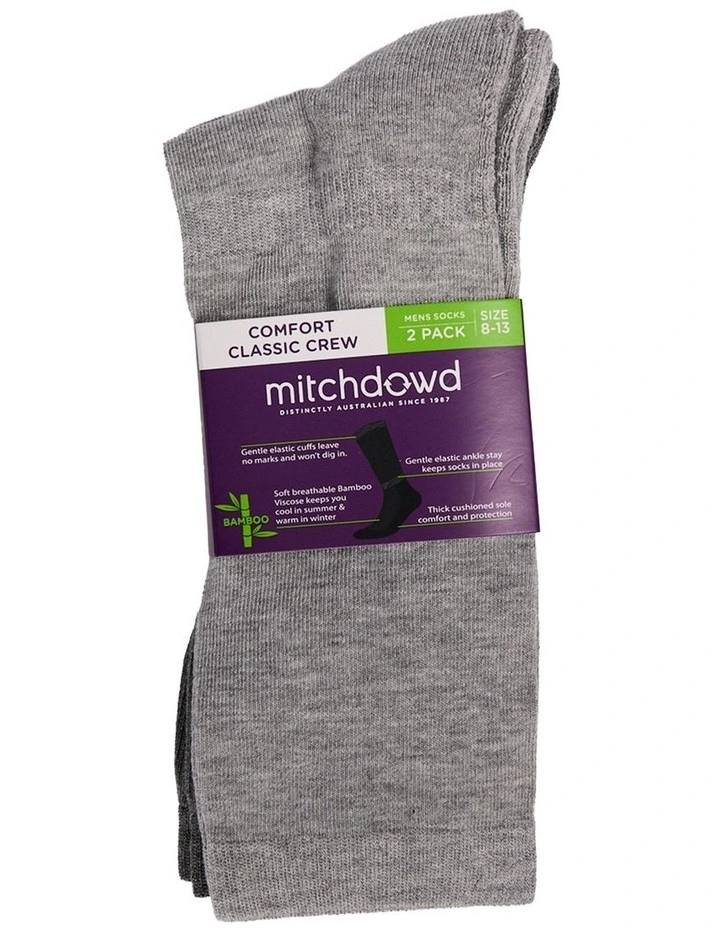 Mitchdowd Comfort Classic Bamboo Socks 2 Pack image 2