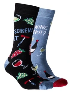 2 Pack Wines Bamboo Socks