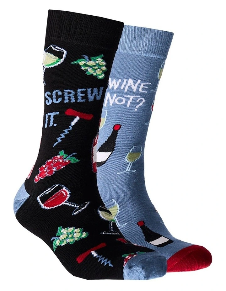 2 Pack Wines Bamboo Socks image 1