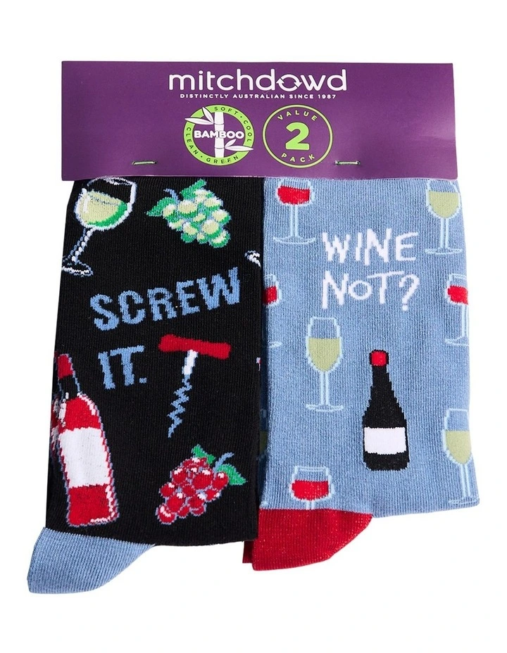 2 Pack Wines Bamboo Socks image 2