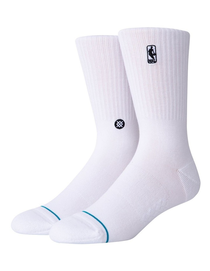 nba socks plain white