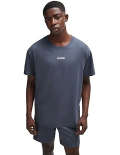 Linked Sleep Short Sleeve Tee in Open Blue