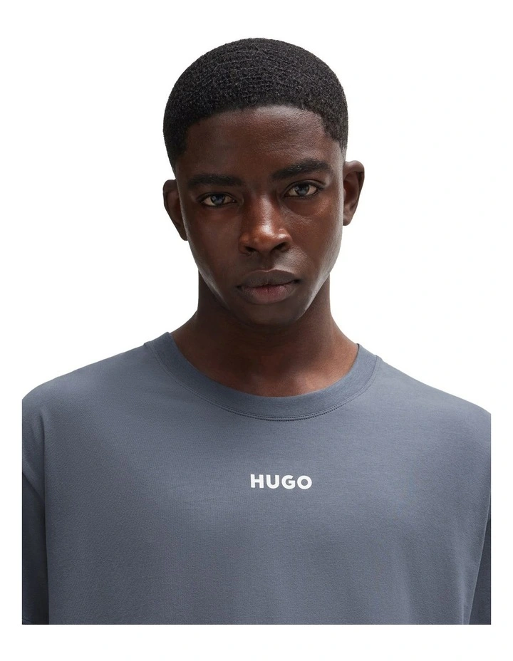 Linked Sleep Short Sleeve Tee in Open Blue image 3